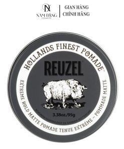 Sáp vuốt tóc nam Reuzel Extreme Hold Pomade
