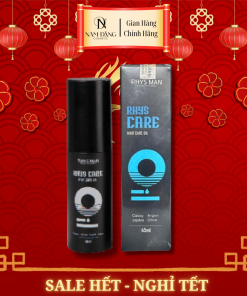 [RHYS MAN] Dầu dưỡng tóc Rhys Care 45ml hỗ trợ giảm khô xơ, giúp tóc bóng mượt, chắc khoẻ