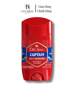 Sáp Lăn Khử Mùi Old Spice Captain 73g Sáp Trắng: Ngăn Mồ Hôi Vượt Trội, Phong Thái Lịch Lãm