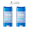 Gillette ClearShield Clear Gel 107g – Lăn Khử Mùi Nam Thấm Nhanh, Không Vệt Áo
