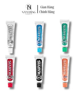 Kem đánh răng Marvis 10ML Trắng Răng phiên bản trải nghiệm