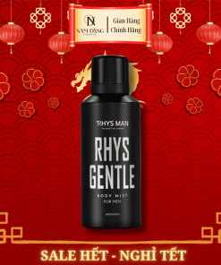 Body mist RHYS MAN xịt thơm toàn thân Rhys Gentle 120ml