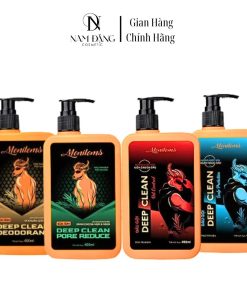 Combo Tắm gội Menitems Size lớn Siêu Tiết Kiệm - dầu gội sạch gàu, sưɑ~ tắm mụn lưng, hương nước hoa 400Ml