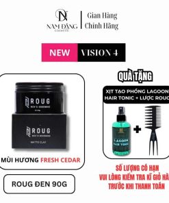 Sáp Vuốt Tóc Roug Matte Clay 90gr: Giải Pháp Hoàn Hảo Cho Mái Tóc Mỏng Dầu