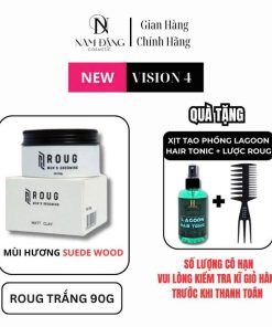 Sáp Vuốt Tóc Roug Trắng Matt Clay 90gr – Đỉnh Cao Tạo Kiểu Từ Singapore